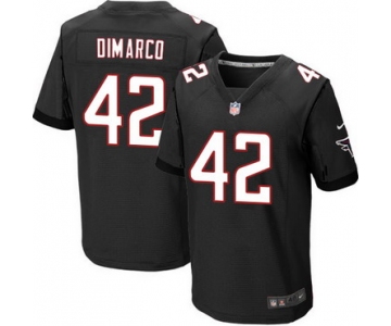 Men's Atlanta Falcons #42 Patrick DiMarco Black Alternate NFL Nike Elite Jersey