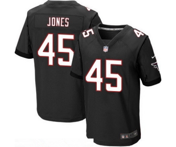 Men's Atlanta Falcons #45 Deion Jones Black Alternate Stitched NFL Nike Elite Jersey