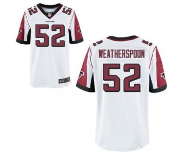 Men's Atlanta Falcons #52 Sean Weatherspoon White Road NFL Nike Elite Jersey