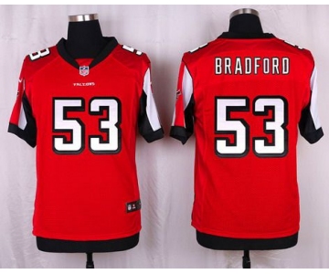 Men's Atlanta Falcons #53 Allen Bradford Red Team Color NFL Nike Elite Jersey