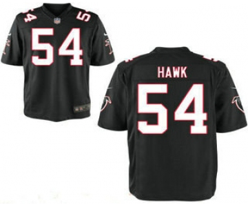 Men's Atlanta Falcons #54 A. J. Hawk Black Alternate Stitched NFL Nike Elite Jersey