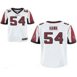 Men's Atlanta Falcons #54 A. J. Hawk White Road Stitched NFL Nike Elite Jersey