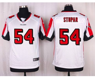 Men's Atlanta Falcons #54 Nate Stupar White Road NFL Nike Elite Jersey