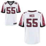 Men's Atlanta Falcons #55 Alex Mack White Road NFL Nike Elite Jersey