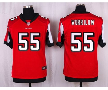 Men's Atlanta Falcons #55 Paul Worrilow Red Team Color NFL Nike Elite Jersey