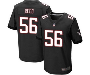 Men's Atlanta Falcons #56 Brooks Reed Black Alternate NFL Nike Elite Jersey