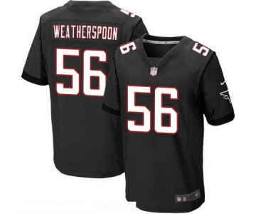 Men's Atlanta Falcons #56 Sean Weatherspoon Black Alternate Stitched NFL Nike Elite Jersey