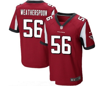 Men's Atlanta Falcons #56 Sean Weatherspoon Red Team Color Stitched NFL Nike Elite Jersey