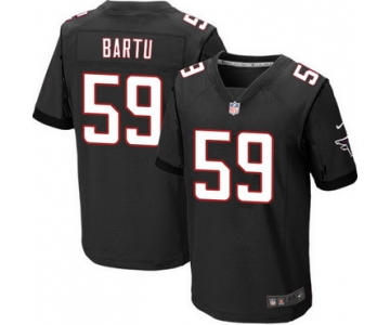 Men's Atlanta Falcons #59 Joplo Bartu Black Alternate NFL Nike Elite Jersey