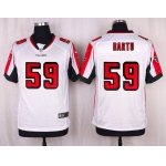 Men's Atlanta Falcons #59 Joplo Bartu White Road NFL Nike Elite Jersey