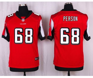 Men's Atlanta Falcons #68 Mike Person Red Team Color NFL Nike Elite Jersey