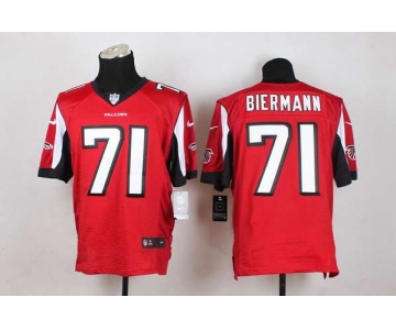 Men's Atlanta Falcons #71 Kroy Biermann Nike Red Elite Jersey