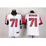 Men's Atlanta Falcons #71 Kroy Biermann Nike White Elite Jersey