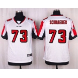 Men's Atlanta Falcons #73 Ryan Schraeder White Road NFL Nike Elite Jersey