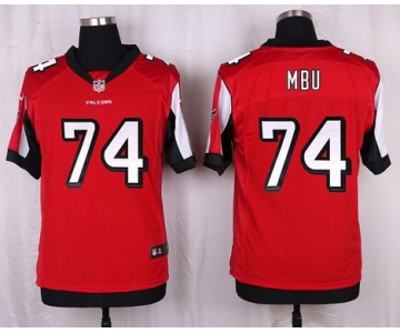 Men's Atlanta Falcons #74 Joey Mbu Red Team Color NFL Nike Elite Jersey