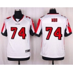 Men's Atlanta Falcons #74 Joey Mbu White Road NFL Nike Elite Jersey