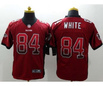 Men's Atlanta Falcons #84 Roddy White Nike Drift Fashion Red Elite Jersey