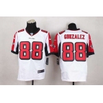 Men's Atlanta Falcons #88 Tony Gonzalez Nike White Elite Jersey