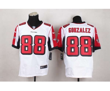 Men's Atlanta Falcons #88 Tony Gonzalez Nike White Elite Jersey