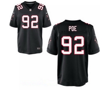 Men's Atlanta Falcons #92 Dontari Poe Black Alternate Stitched NFL Nike Elite Jersey