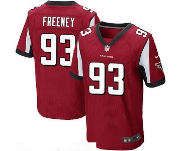 Men's Atlanta Falcons #93 Dwight Freeney Red Team Color Stitched NFL Nike Elite Jersey