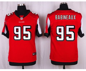 Men's Atlanta Falcons #95 Jonathan Babineaux Red Team Color NFL Nike Elite Jersey