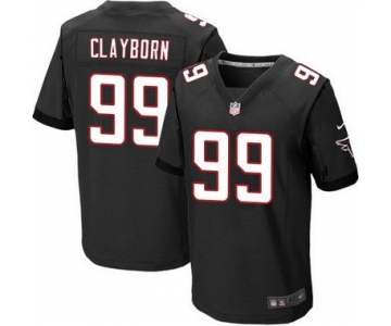 Men's Atlanta Falcons #99 Adrian Clayborn Black Alternate NFL Nike Elite Jersey