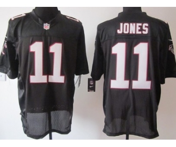 Nike Atlanta Falcons #11 Julio Jones Black Elite Jersey