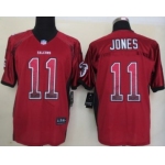 Nike Atlanta Falcons #11 Julio Jones Drift Fashion Red Elite Jersey