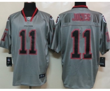 Nike Atlanta Falcons #11 Julio Jones Lights Out Gray Elite Jersey