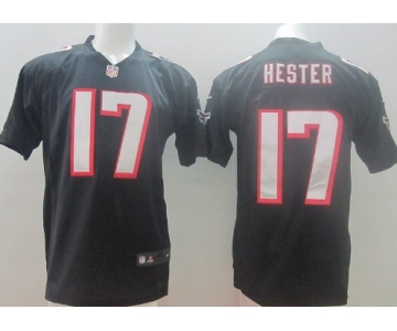 Nike Atlanta Falcons #17 Devin Hester Black Elite Jersey