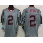 Nike Atlanta Falcons #2 Matt Ryan Lights Out Gray Elite Jersey