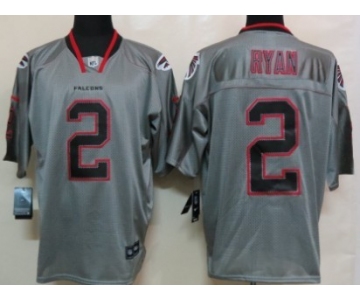 Nike Atlanta Falcons #2 Matt Ryan Lights Out Gray Elite Jersey