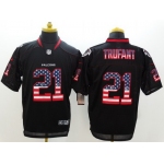 Nike Atlanta Falcons #21 Desmond Trufant 2014 USA Flag Fashion Black Elite Jersey