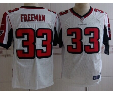 Nike Atlanta Falcons #33 Devonta Freeman White Elite Jersey