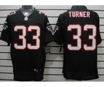 Nike Atlanta Falcons #33 Michael Turner Black Elite Jersey
