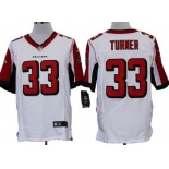 Nike Atlanta Falcons #33 Michael Turner White Elite Jersey