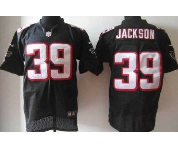 Nike Atlanta Falcons #39 Steven Jackson Black Elite Jersey