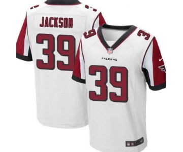 Nike Atlanta Falcons #39 Steven Jackson White Elite Jersey