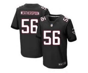 Nike Atlanta Falcons #56 Sean Weatherspoon Black Elite Jersey