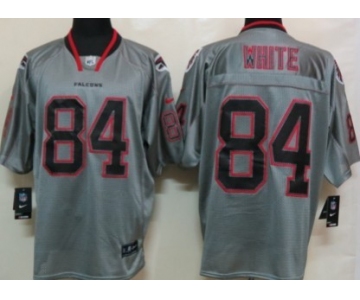 Nike Atlanta Falcons #84 Roddy White Lights Out Gray Elite Jersey