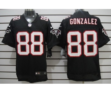 Nike Atlanta Falcons #88 Tony Gonzalez Black Elite Jersey