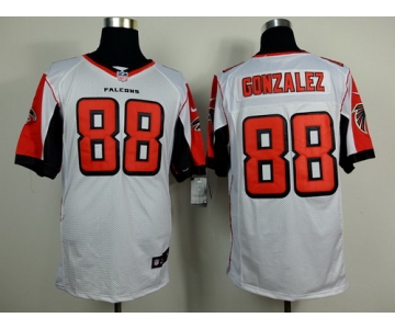 Nike Atlanta Falcons #88 Tony Gonzalez White Elite Jersey