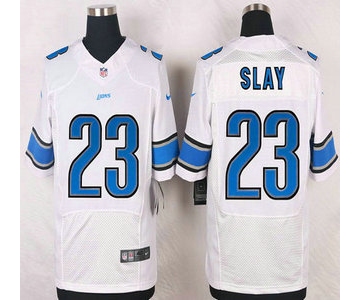 Detroit Lions #23 Darius Slay White Road NFL Nike Elite Jersey