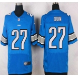 Detroit Lions #27 Glover Quin Light Blue Team Color NFL Nike Elite Jersey
