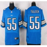 Detroit Lions #55 Stephen Tulloch Light Blue Team Color NFL Nike Elite Jersey