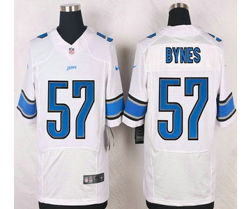 Detroit Lions #57 Josh Bynes White Road NFL Nike Elite Jersey