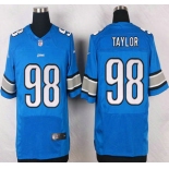 Detroit Lions #98 Devin Taylor Light Blue Team Color NFL Nike Elite Jersey