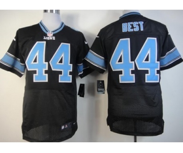 Nike Detroit Lions #44 Jahvid Best Black Elite Jersey