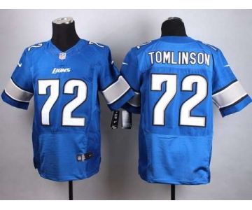 Nike Detroit Lions #72 Laken Tomlinson Light Blue Elite Jersey